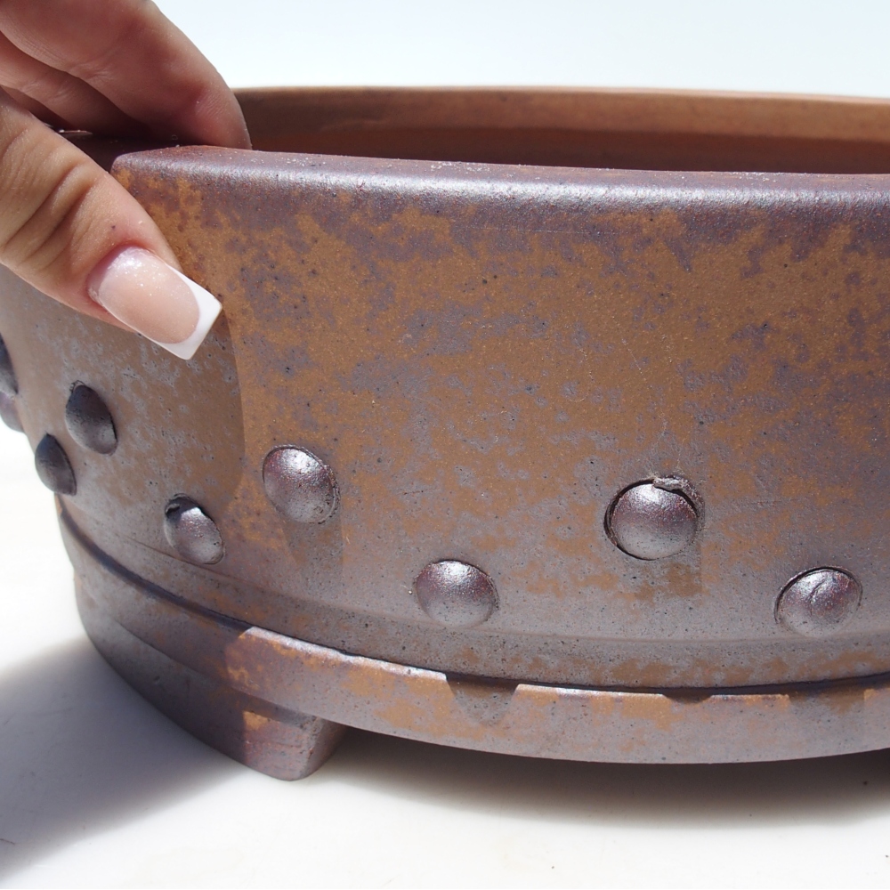 Kom 31,5 x 31,5 x 11,5 cm bruin