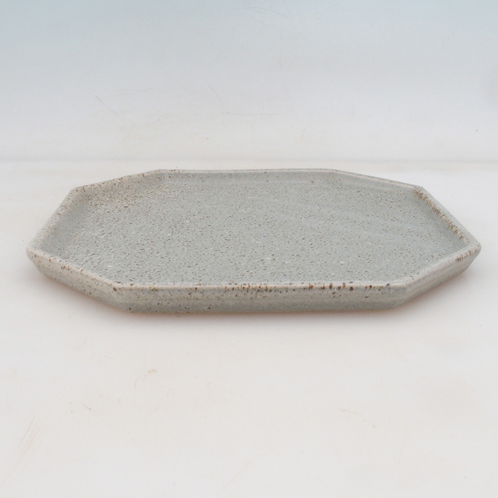 Keramische kom H14 - 18 x 18 x 1 cm - beige