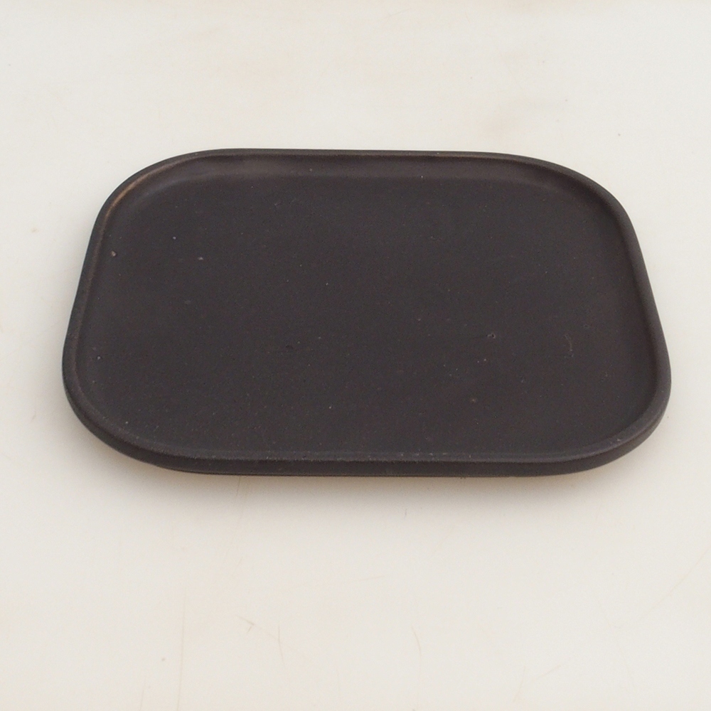 Keramische kom H36 - 17,5 x 15 x 1 cm - bruin