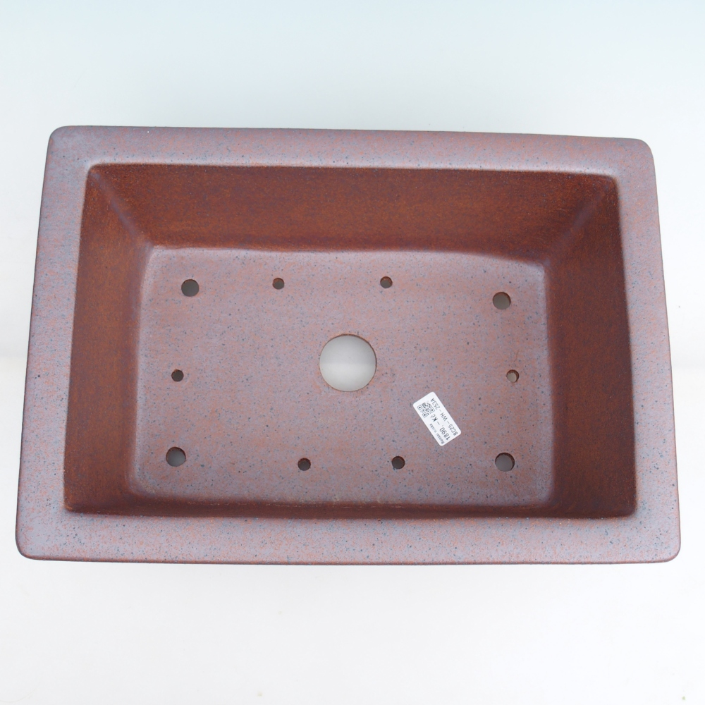 Bonsaischaal van keramiek 42 x 29 x 16 cm , metaalkleur - UITSLUITEND PERSOONLIJKE AFHANG of transport per pallet