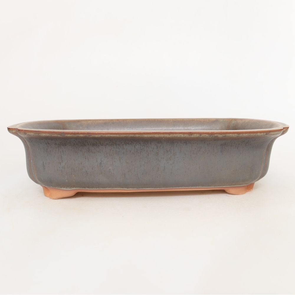 Keramische schaal  24 x 17 x 6 cm, kleur bruin