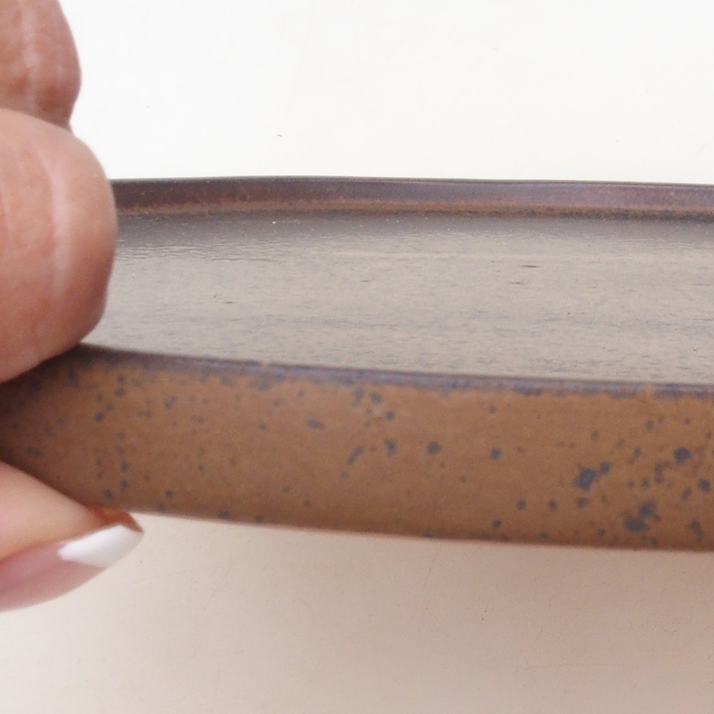 Ronde Bonsai Console D7-L - 28 x 28 x 1,5 cm - bruin