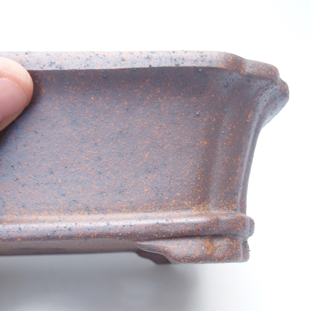 Kom 21 x 18 x 6,5 cm bruin