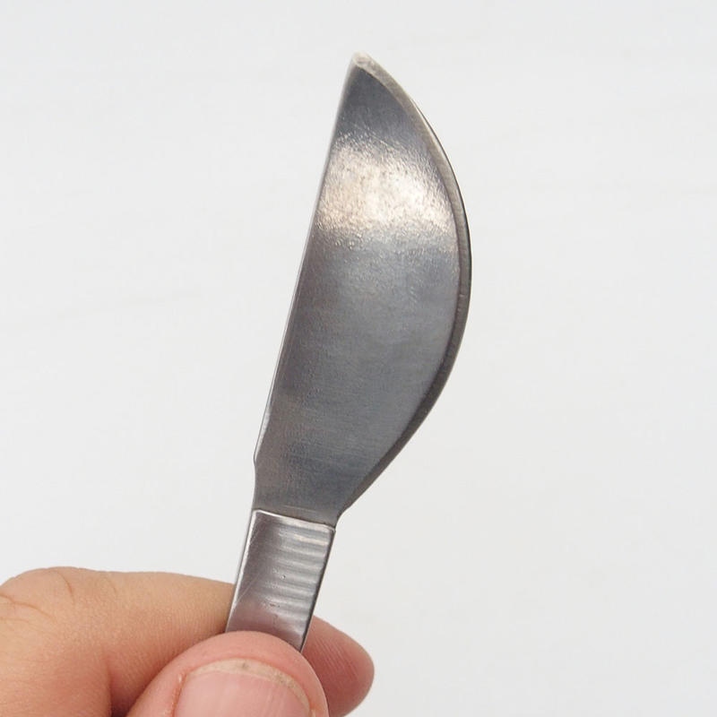 Spatel en pincet 22 cm - roestvrij staal