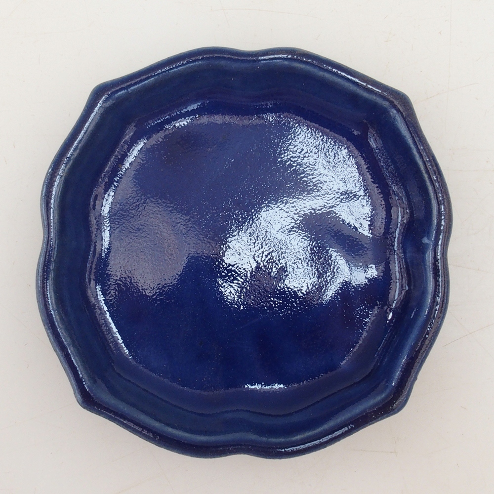 Keramische kom H95 - 8 x 8 x 1 cm - blauw