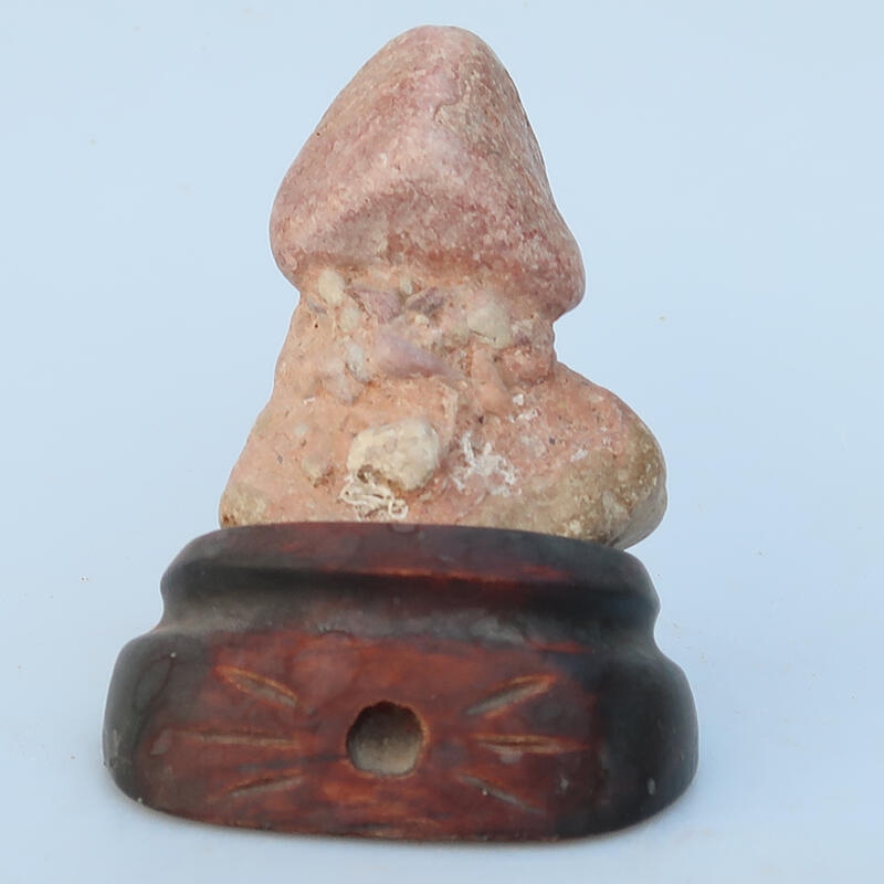 Suiseki - Steen met DAI (houten basis)