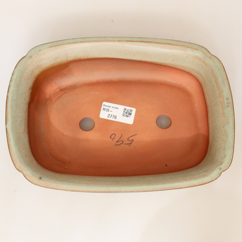 Keramische schaal  24 x 17 x 6 cm, kleur: beige