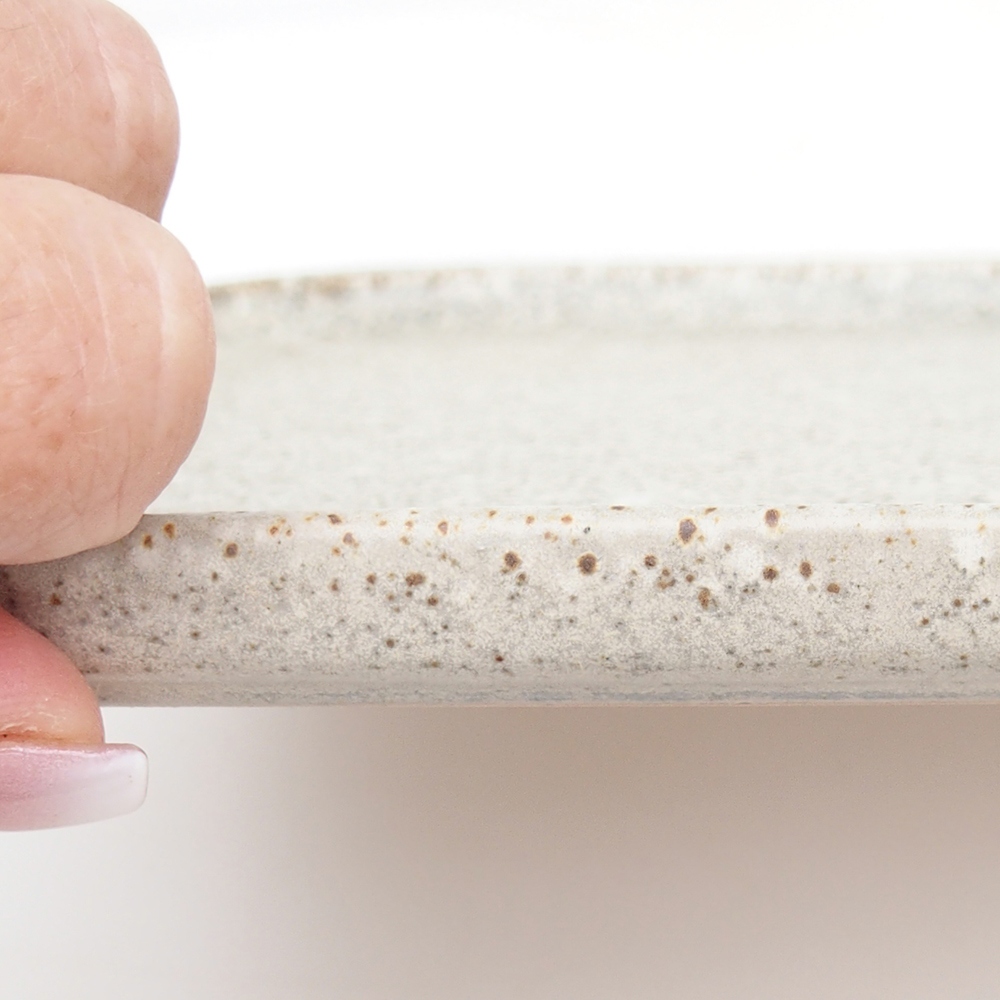 Keramische kom H07 - 28 x 19 x 1,5 cm - bruin