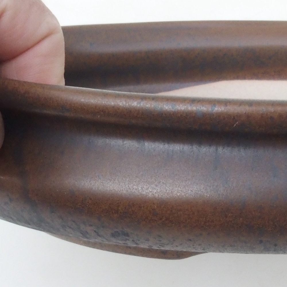 Bonsaischaal H15 - 25,5 x 17,5 x 6 cm - bruin