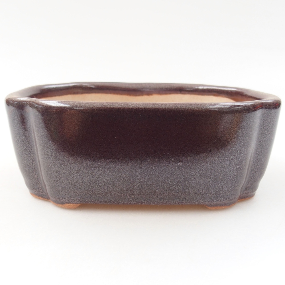 Bonsaischaal van keramiek 22 x 17 x 5 cm, groen