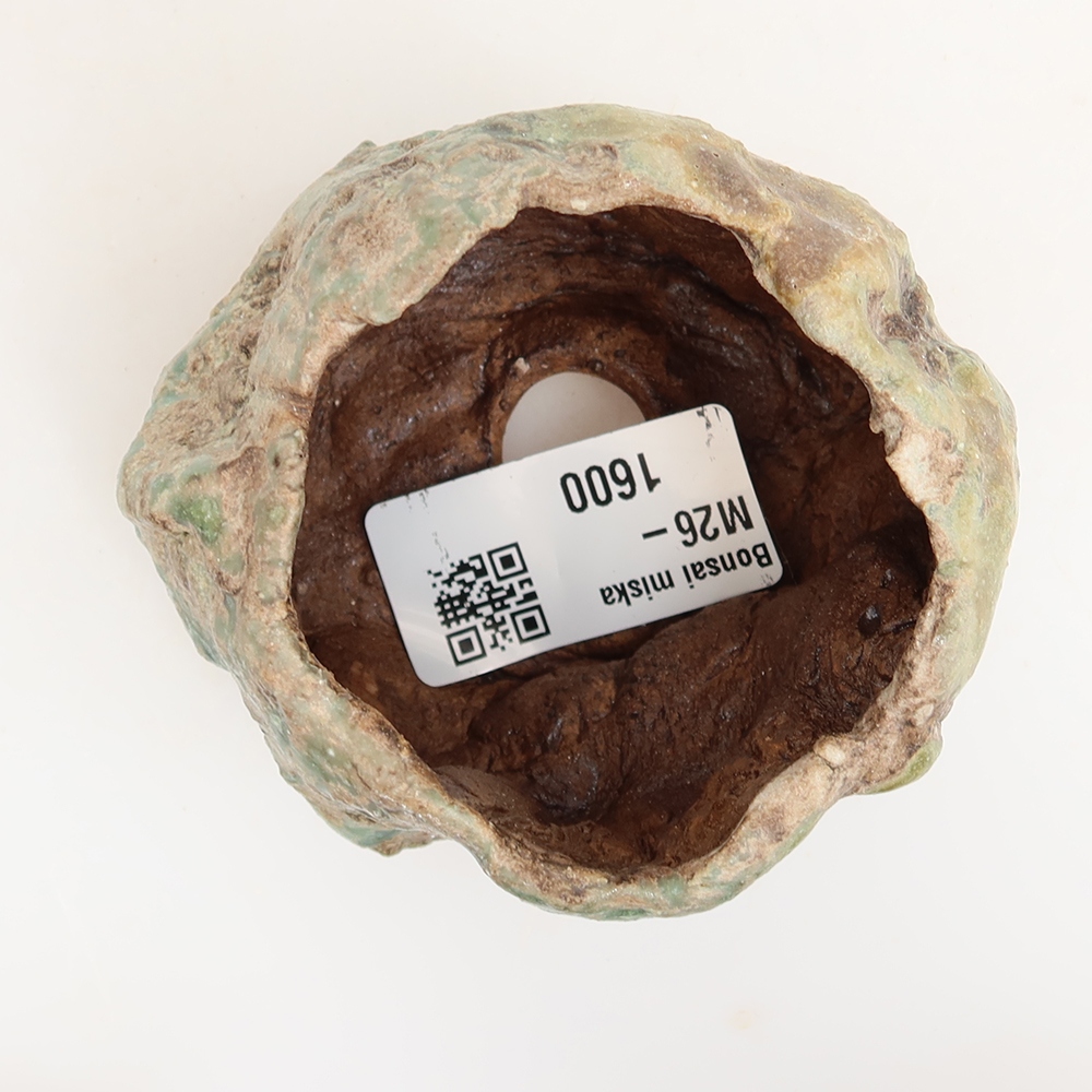 Keramische schaal  5,5 x 5,5 x 5,5 cm , kleur groen