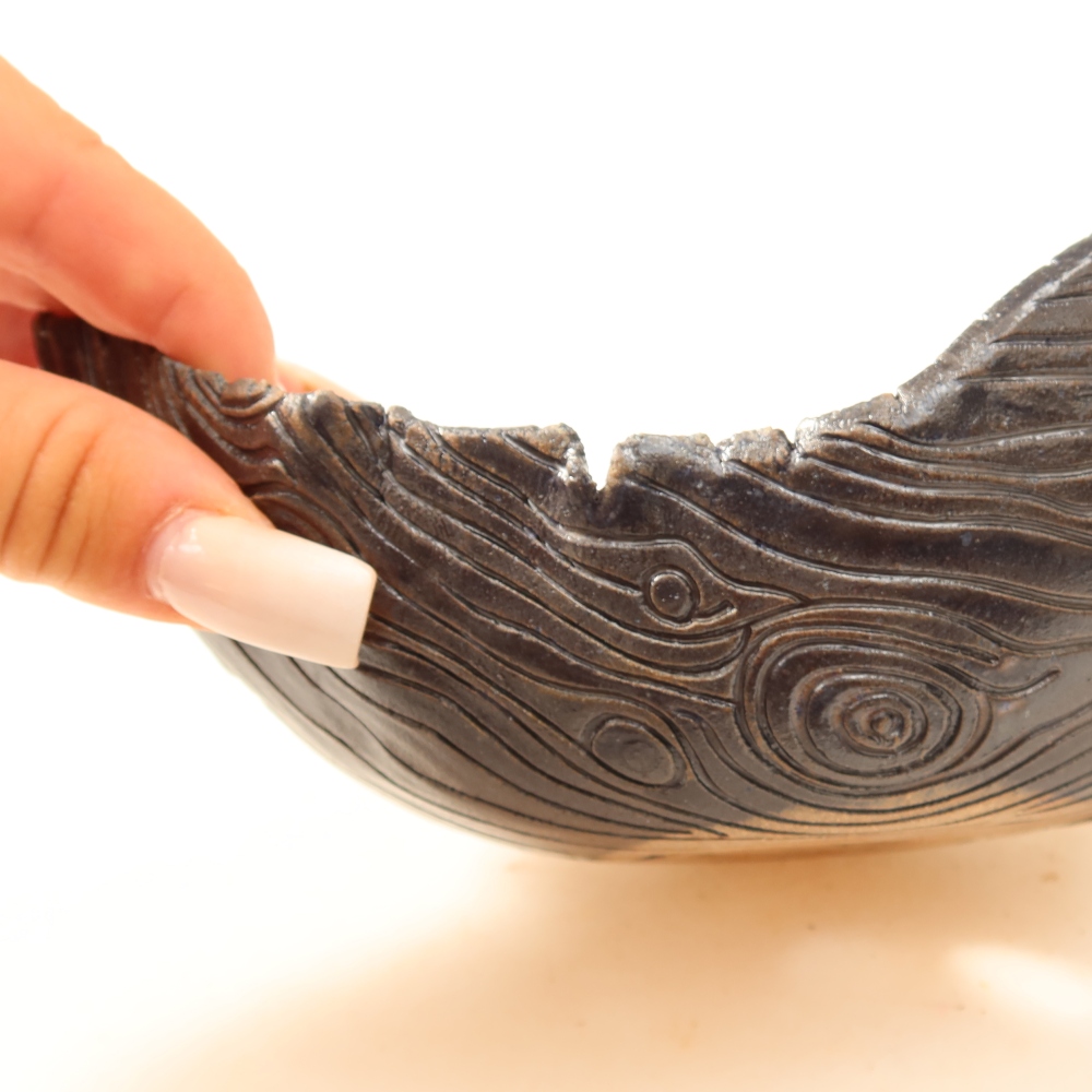 Keramische schaal  15,5 x 12 x 6,5 cm, kleur groen
