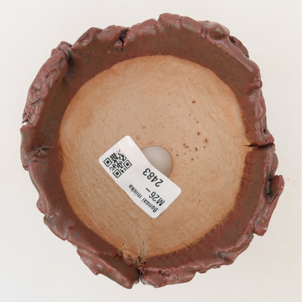 Keramische schaal  10,5 x 10,5 x 7 cm, kleur: roze