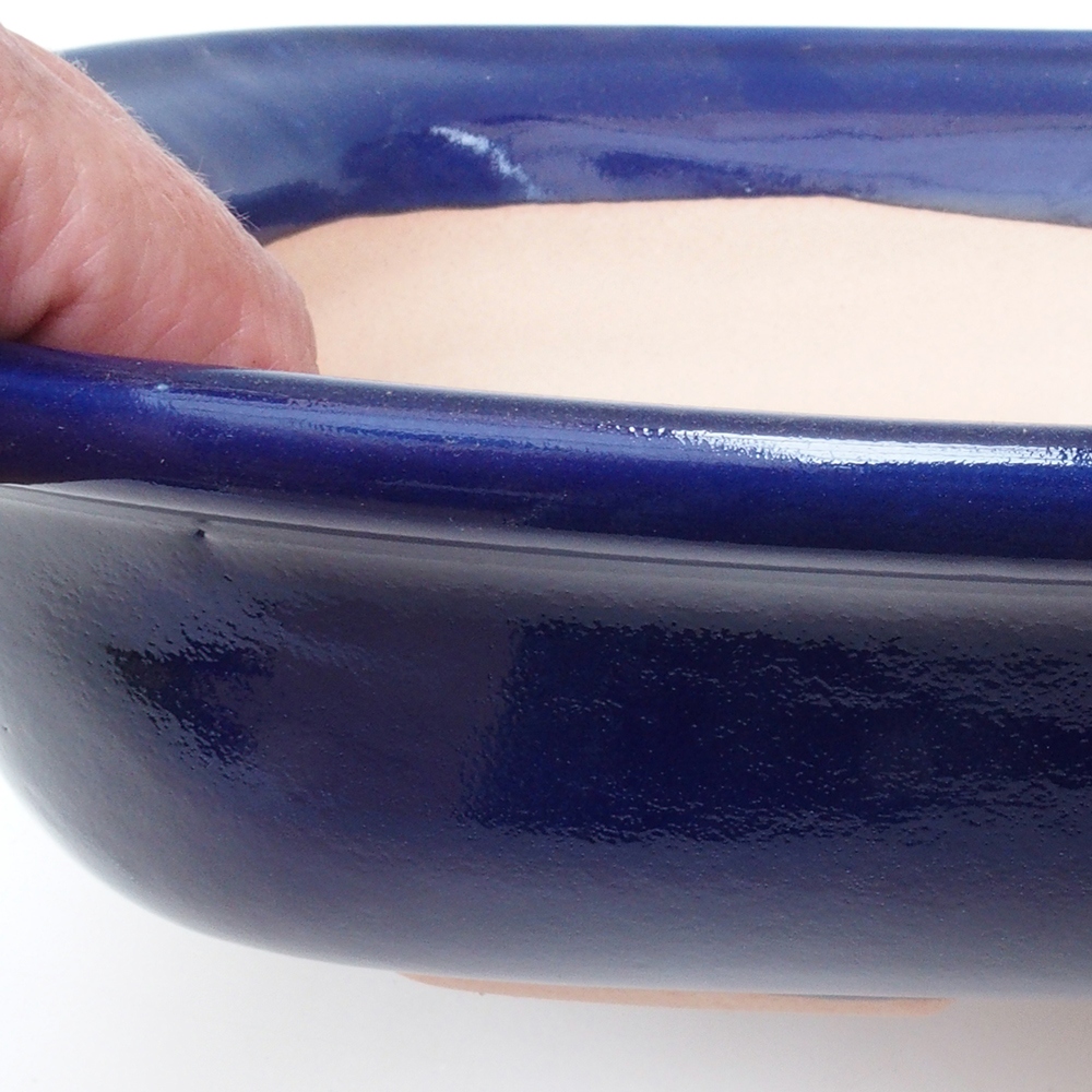 Bonsaischaal H10 - 37 x 28 x 9 cm - blauw