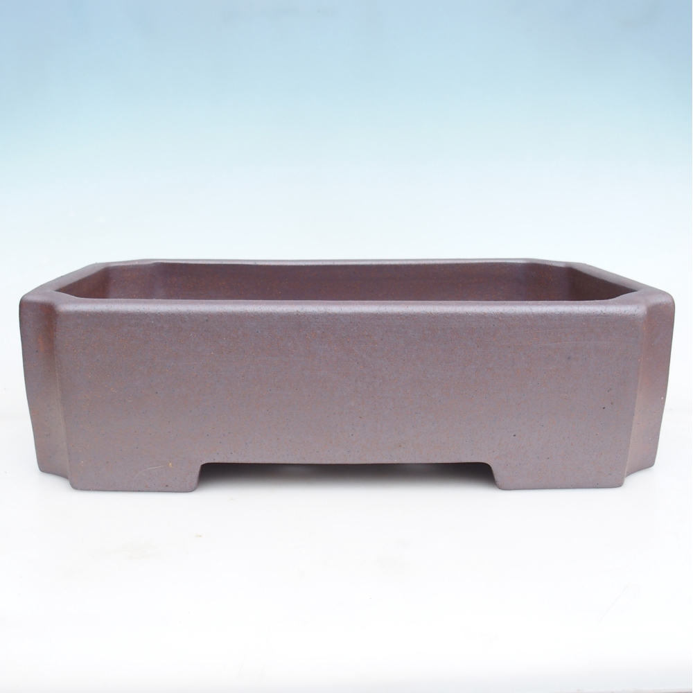 Bonsaischaal van keramiek 44 x 27 x 13 cm , metaalkleur - UITSLUITEND PERSOONLIJKE AFHANG of transport per pallet