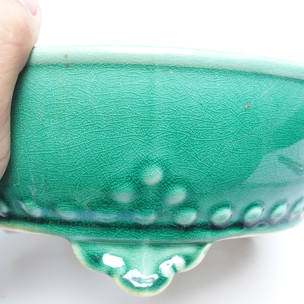 Kom 21 x 21 x 8,5 cm groen