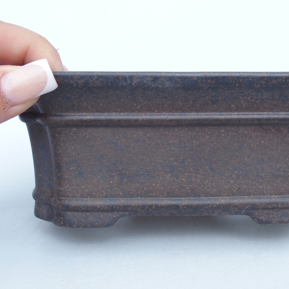 Schaal 15 x 9,5 x 6 cm bruin oker