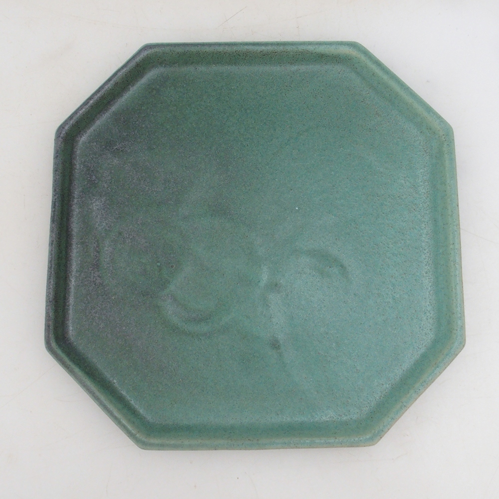 Keramische kom H14 - 18 x 18 x 1 cm - groen