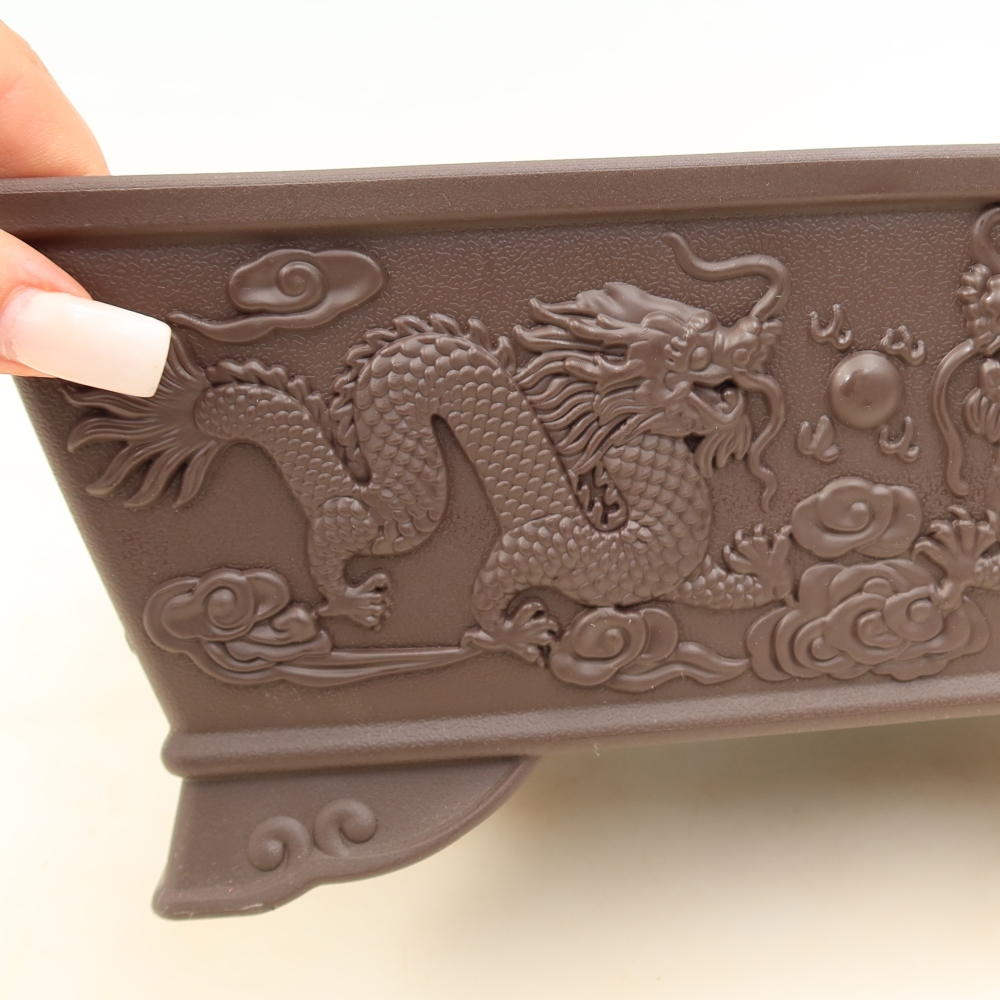 Bonsai-pot + schotel, kunststof MP-37 - 28 x 19 x 11,5 cm