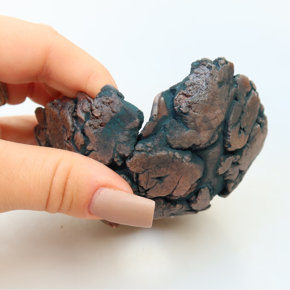 Keramische schaal  9 x 8 x 5,5 cm, kleur: groen