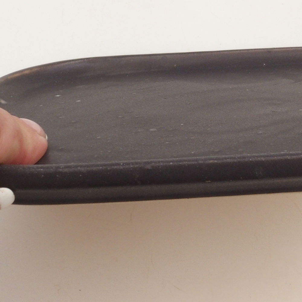 Keramische kom H36 - 17,5 x 15 x 1 cm - bruin