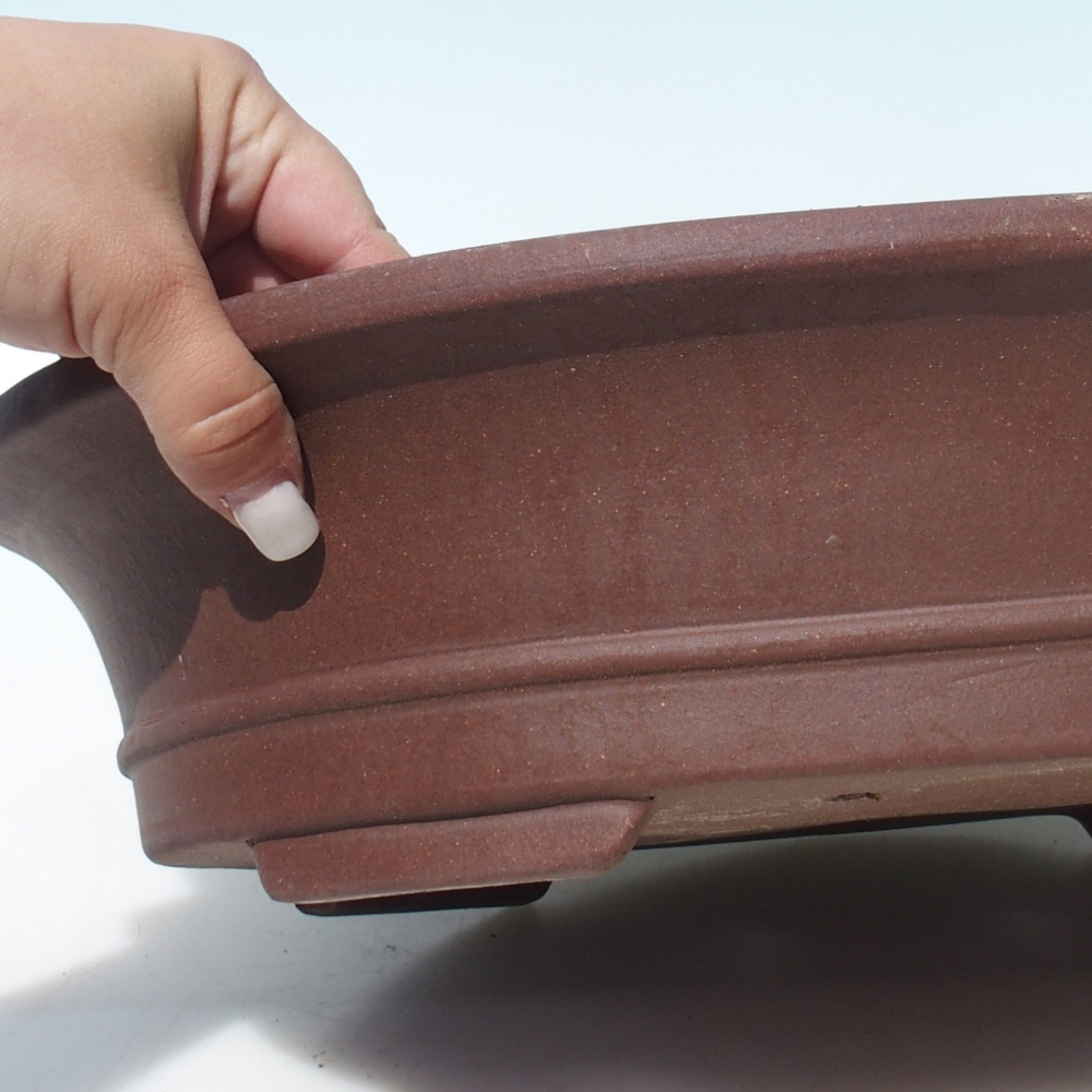 Bonsaischaal 41,5 x 33,5 x 10 cm berken bruin