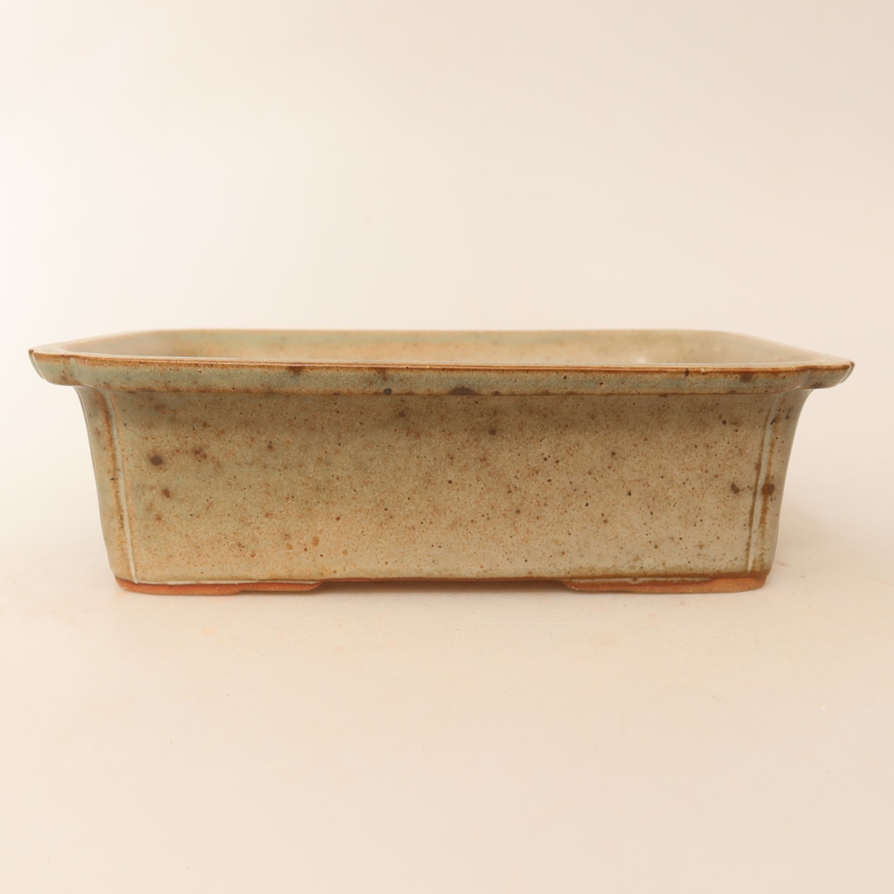Keramische schaal  20 x 15,5 x 5,5 cm, kleur: beige
