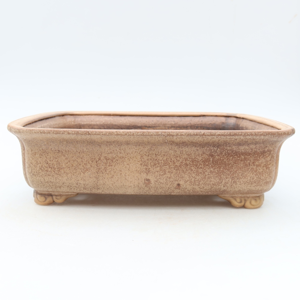 Keramische bonsaipot 25 x 20,5 x 7,5 cm, kleur: roze