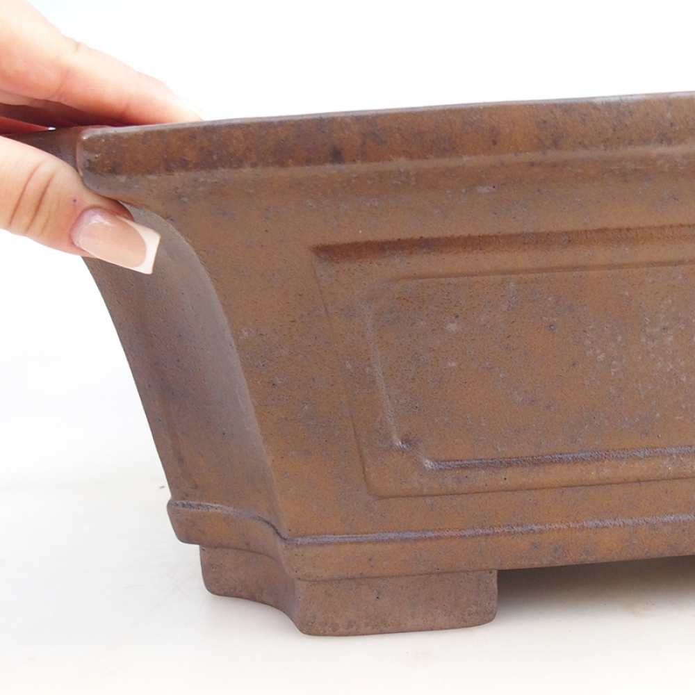 Schaal 48 x 38 x 13 cm bruin - UITSLUITEND PERSOONLIJK AFHALEN OF PALLETVERVOER