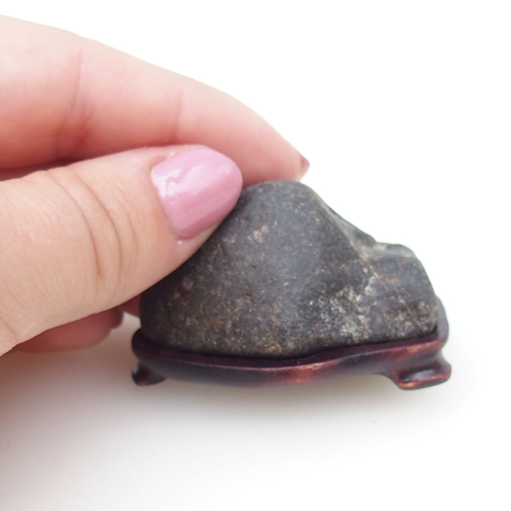 Suiseki - Steen met DAI (houten basis)