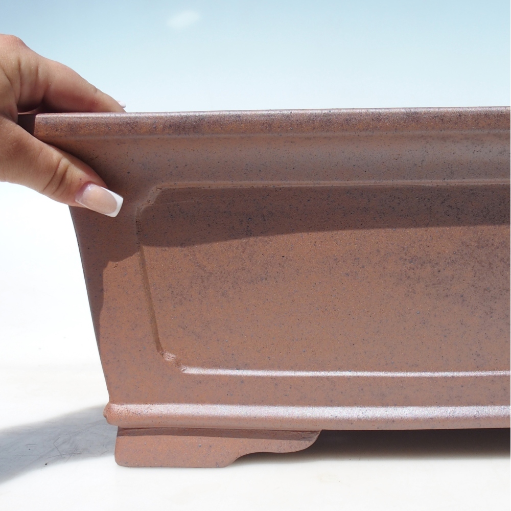 Schaal 41,5 x 29 x 16 cm bruin - UITSLUITEND PERSOONLIJK AFHALEN OF PALLETVERVOER