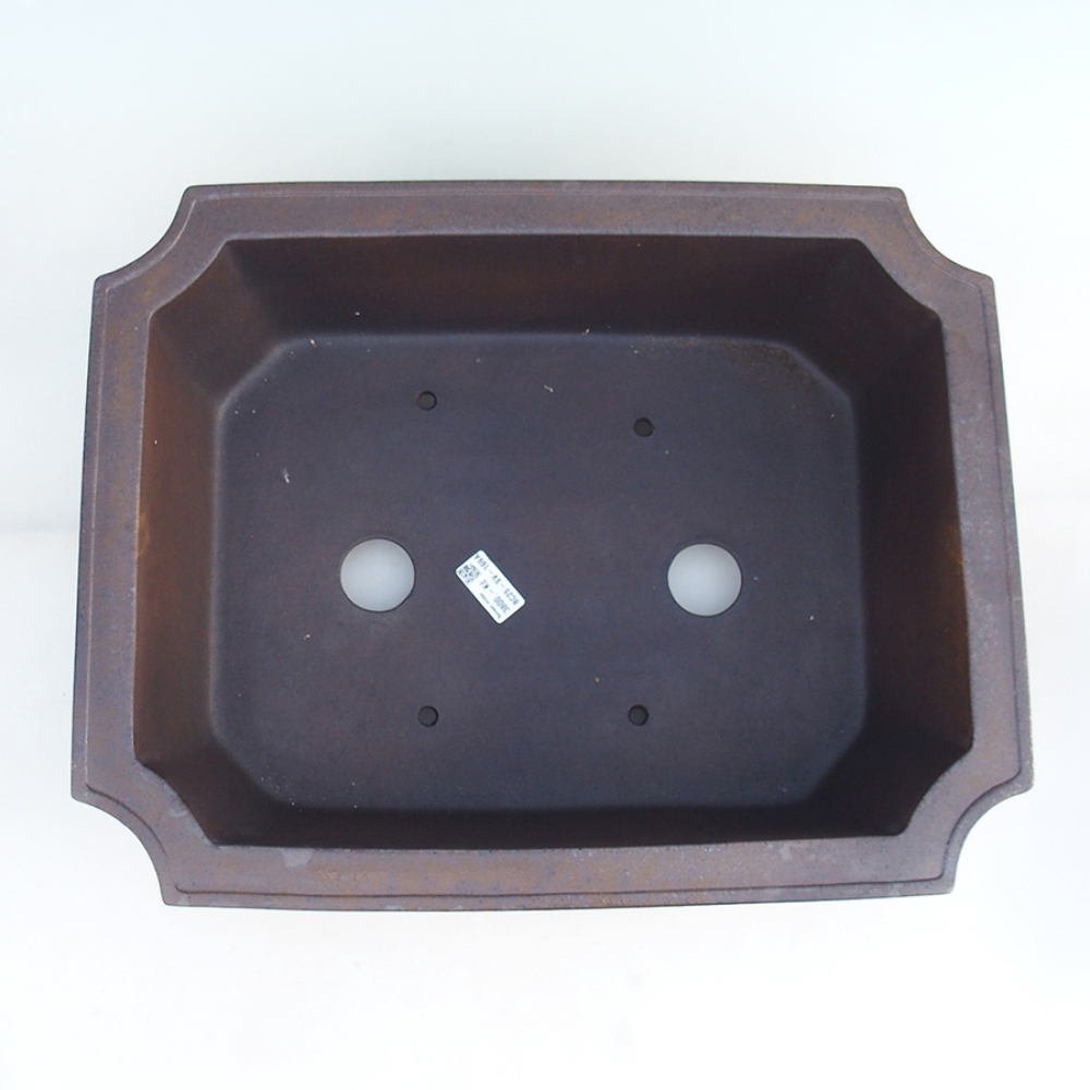 Schaal 48 x 38 x 13 cm bruin - UITSLUITEND PERSOONLIJK AFHALEN OF PALLETVERVOER