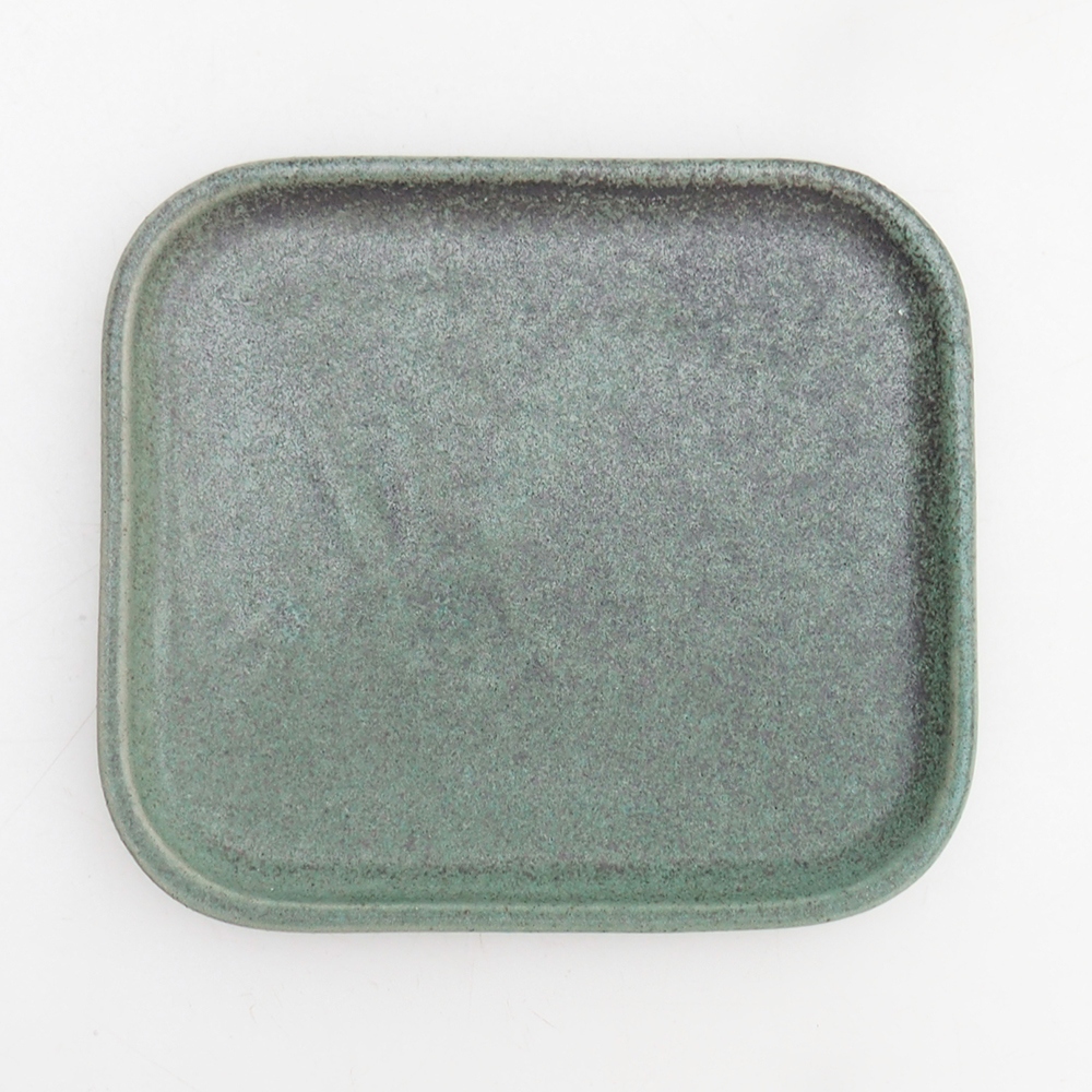 Bonsai kom + schotel H11 - 11,5 x 10 x 4 cm - groen