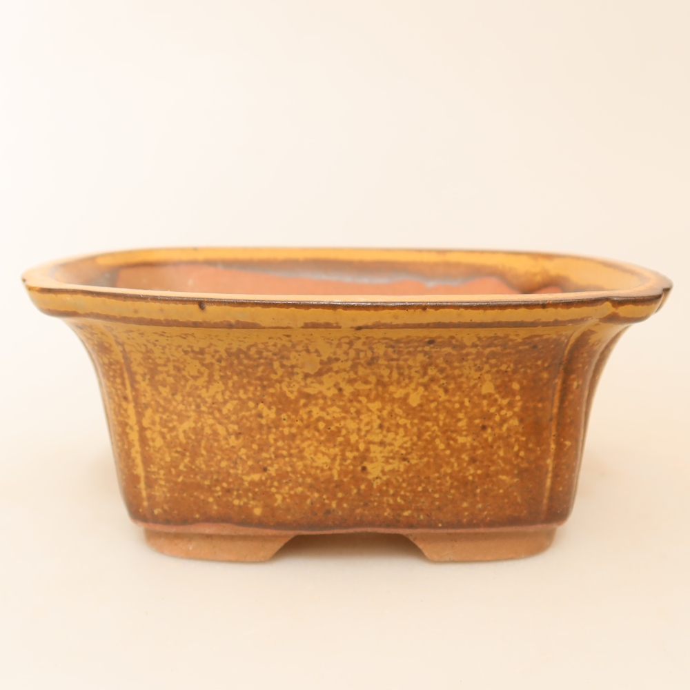 Keramische schaal  13 x 10,5 x 5,5 cm, kleur: geel