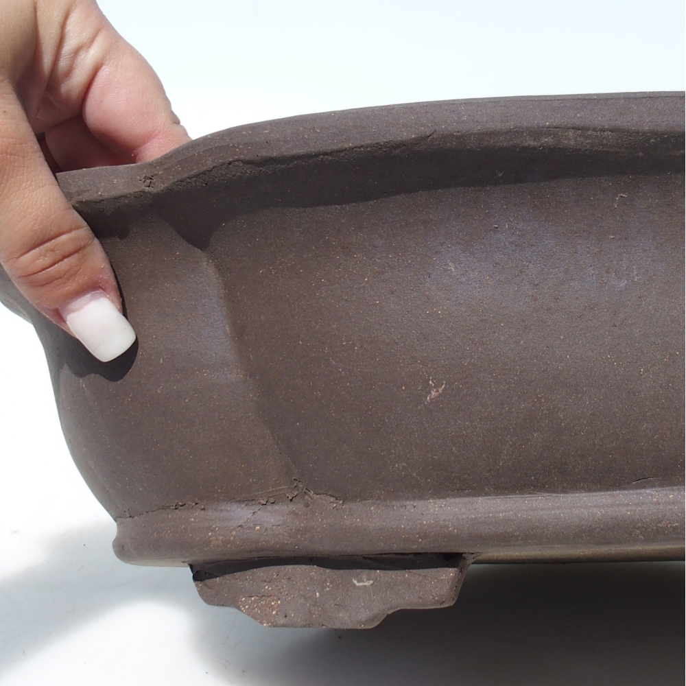 Bonsaischaal 40 x 32 x 10,5 cm berken bruin