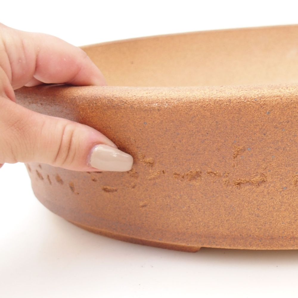 Bonsaischaal 38 x 31 x 8,5 cm , kleur bruin