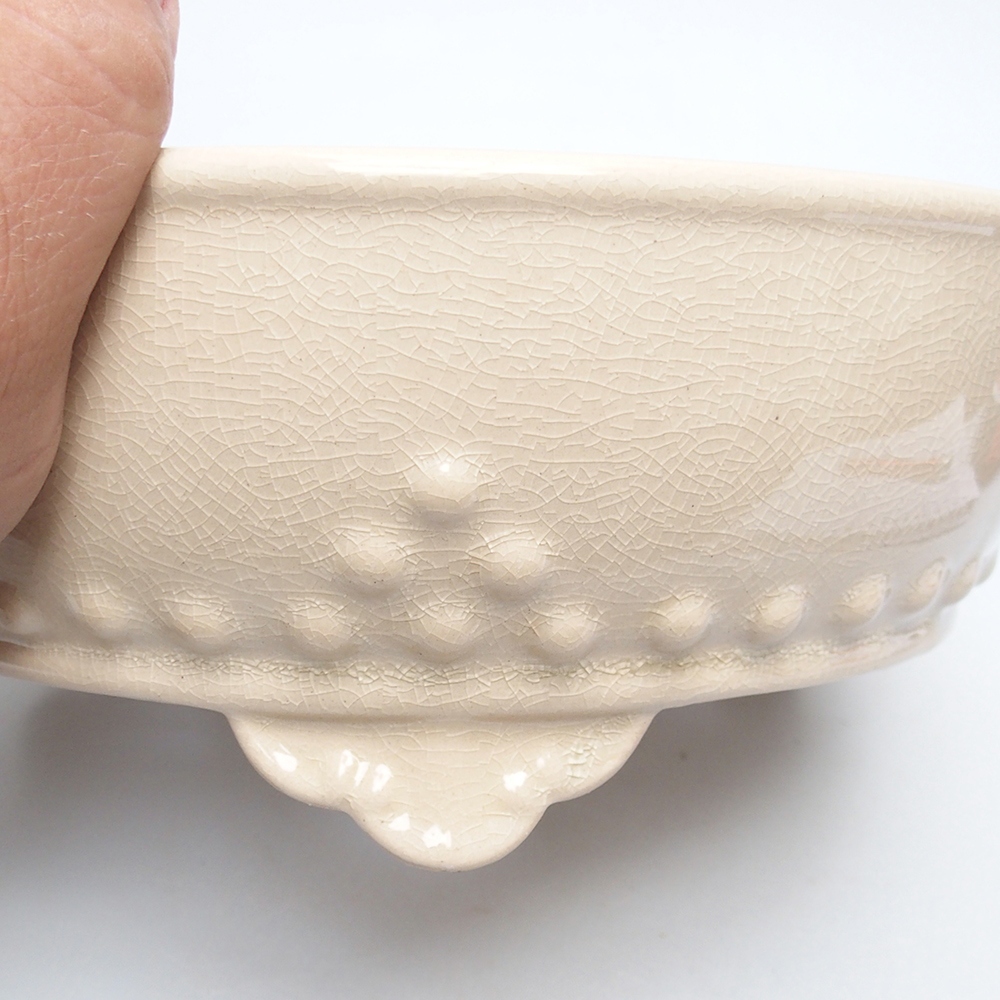 Kom 21 x 21 x 8,5 cm beige