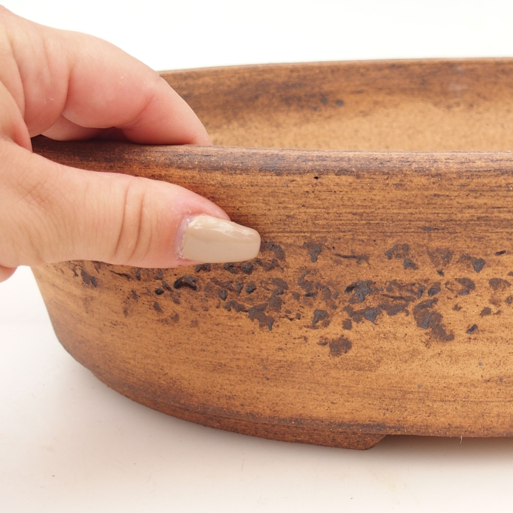 Bonsaischaal 32,5 x 25 x 8 cm , kleur bruin