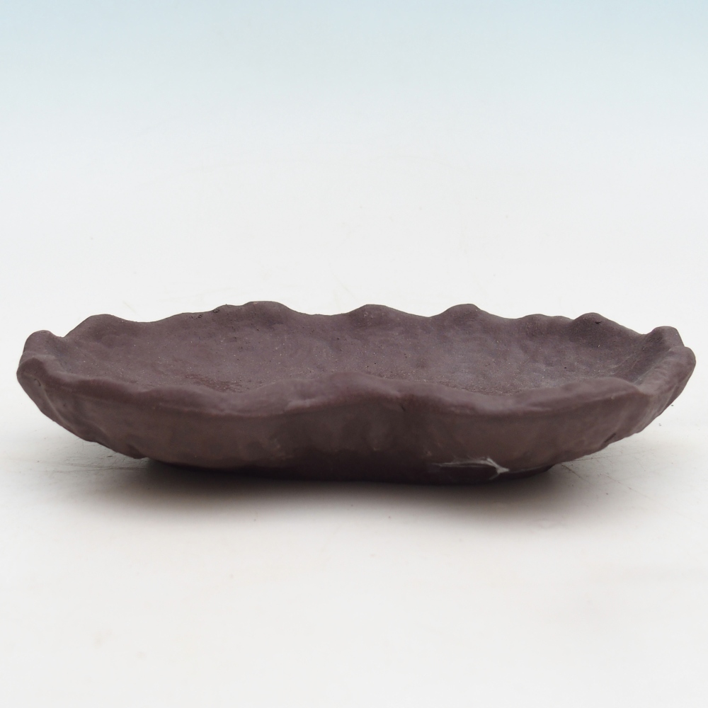 Keramisch Schelp 17 x 12 x 3 cm , kleur bruin