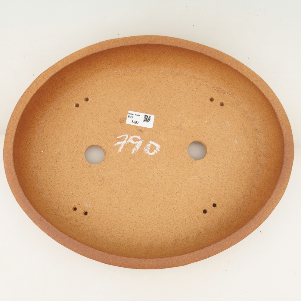 Bonsaischaal 39 x 32 x 7,5 cm , kleur bruin