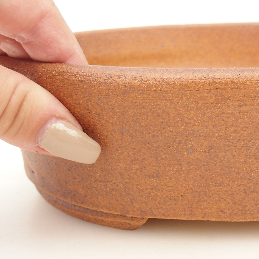 Bonsaischaal 19,5 x 16 x 6 cm , kleur bruin