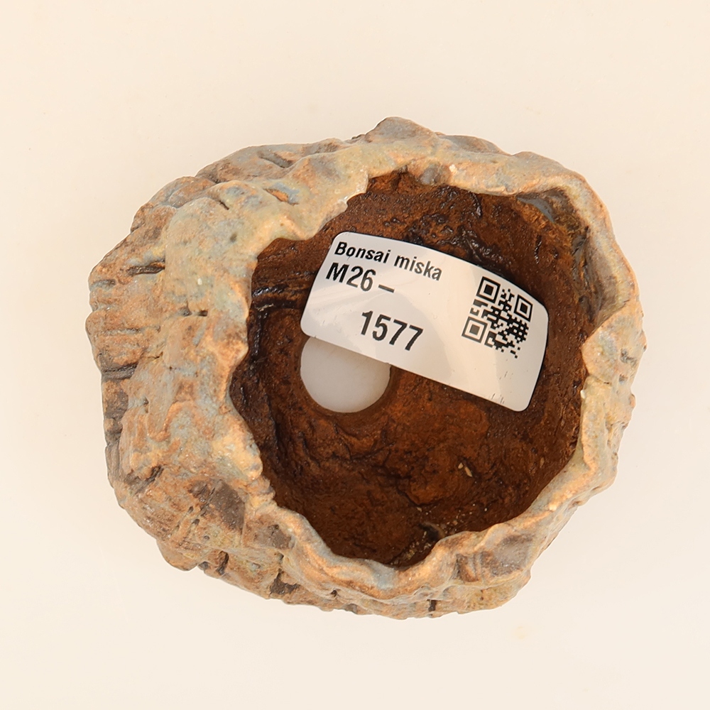 Keramische schaal  5,5 x 5 x 6 cm , kleur: blauw