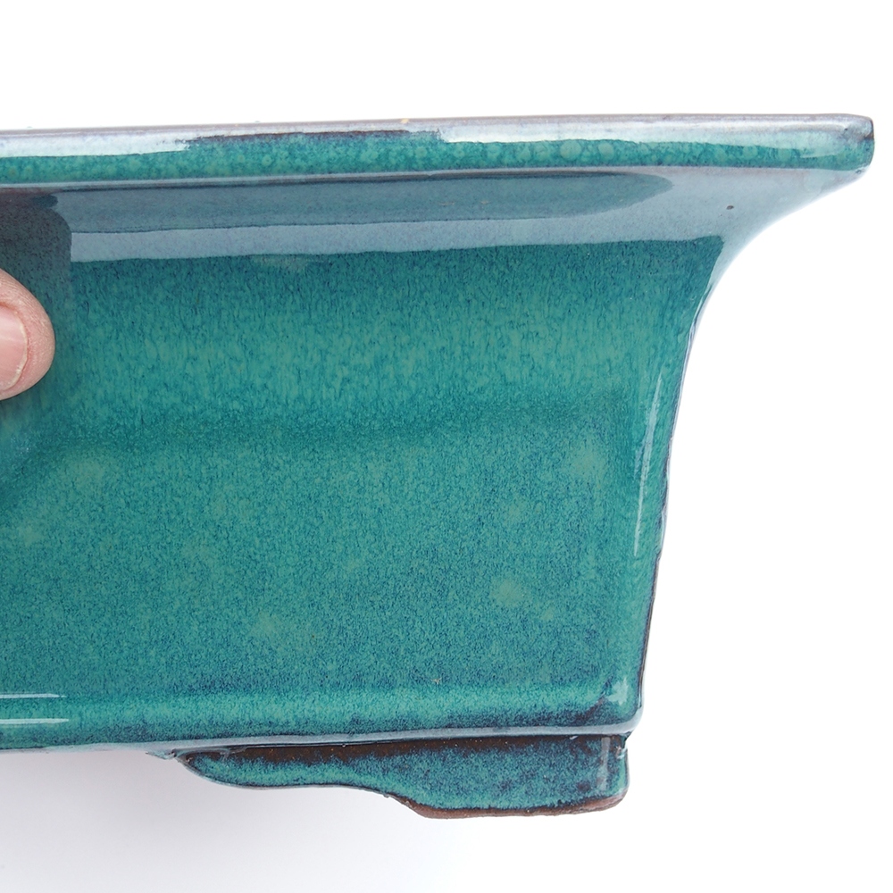 Kom 33,5 x 27,5 x 12,5 cm blauwgroen