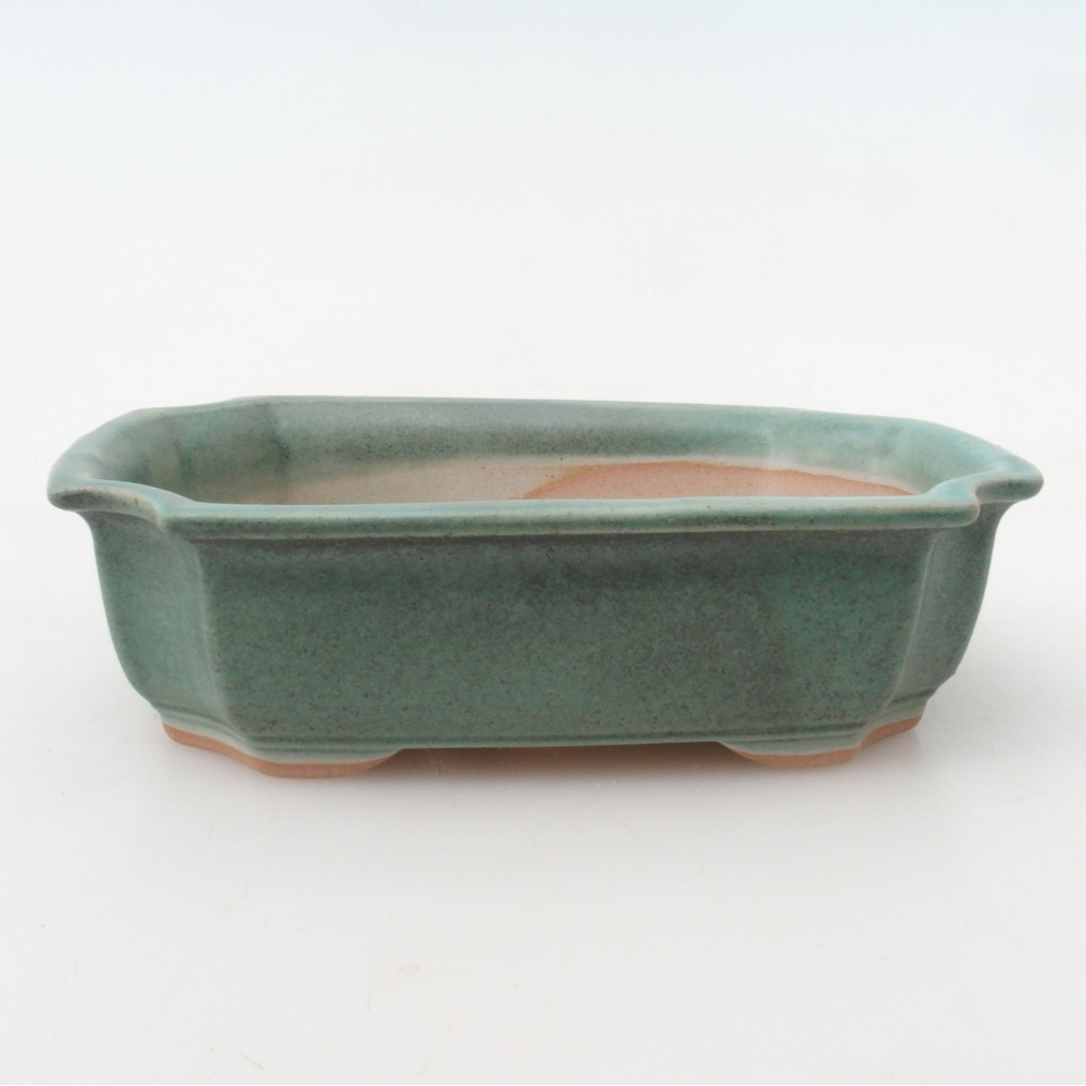 Bonsaischaal H03 - 16,5 x 12 x 4,5 cm - groen