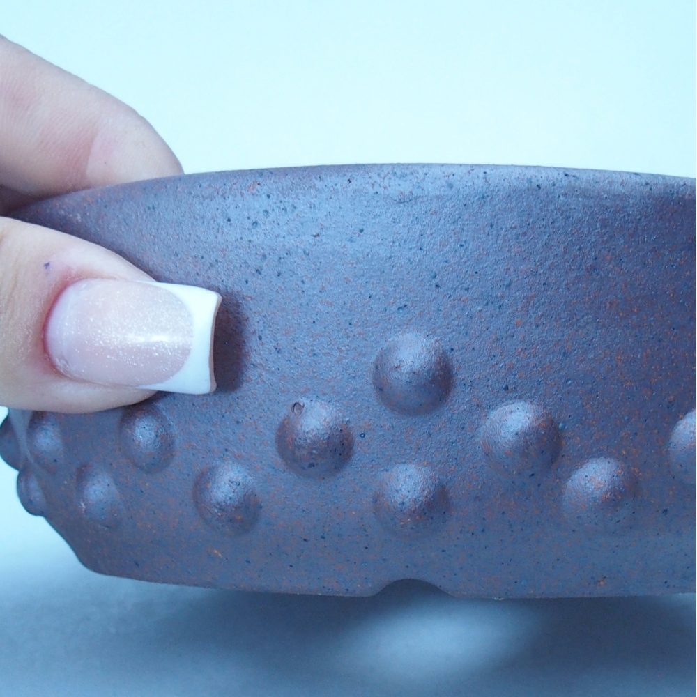 Kom 13 x 13 x 4,5 cm bruin