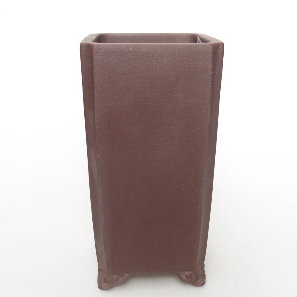 Kom 9 x 9 x 18 cm bruin
