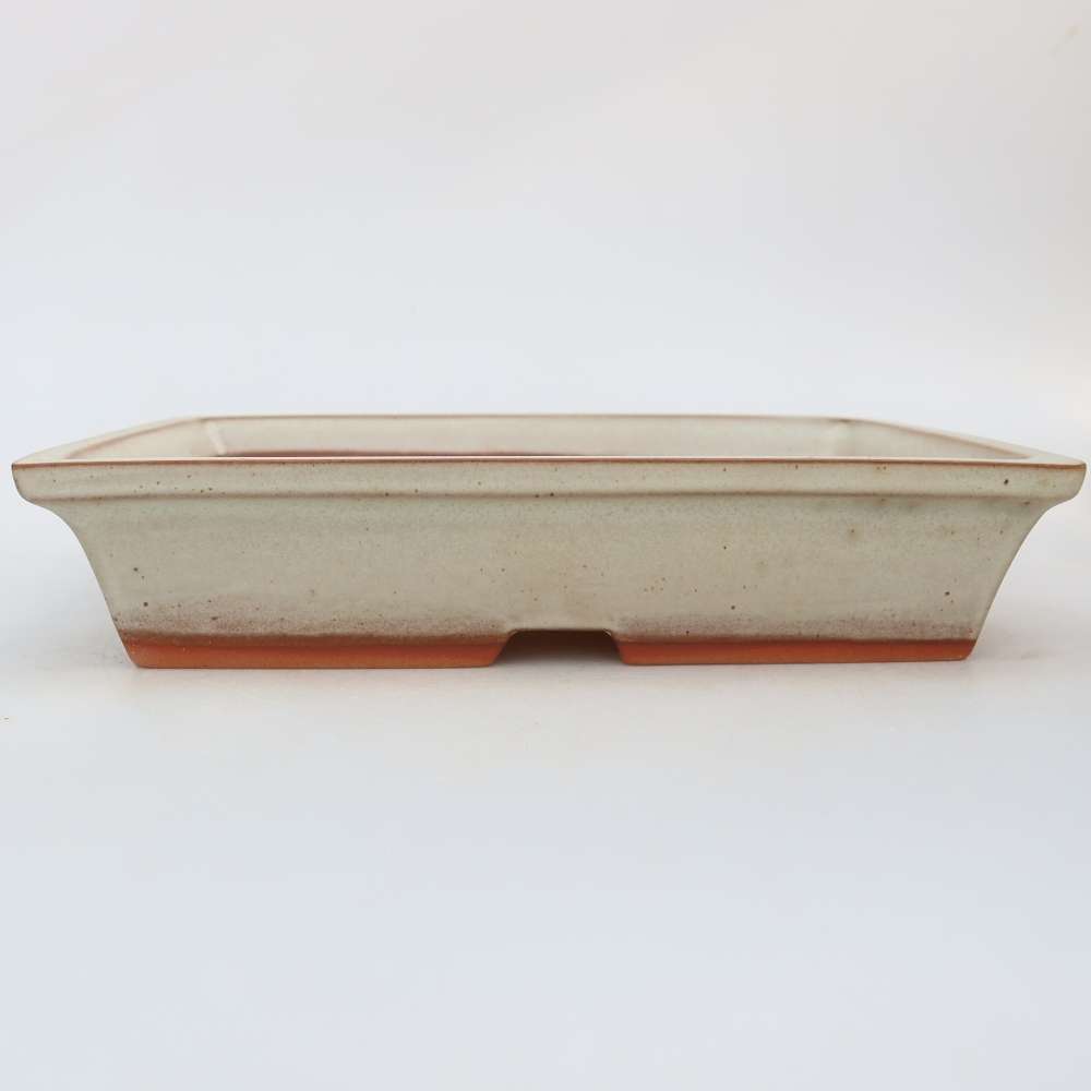 Keramische schaal  26 x 19,5 x 5,5 cm, kleur: beige