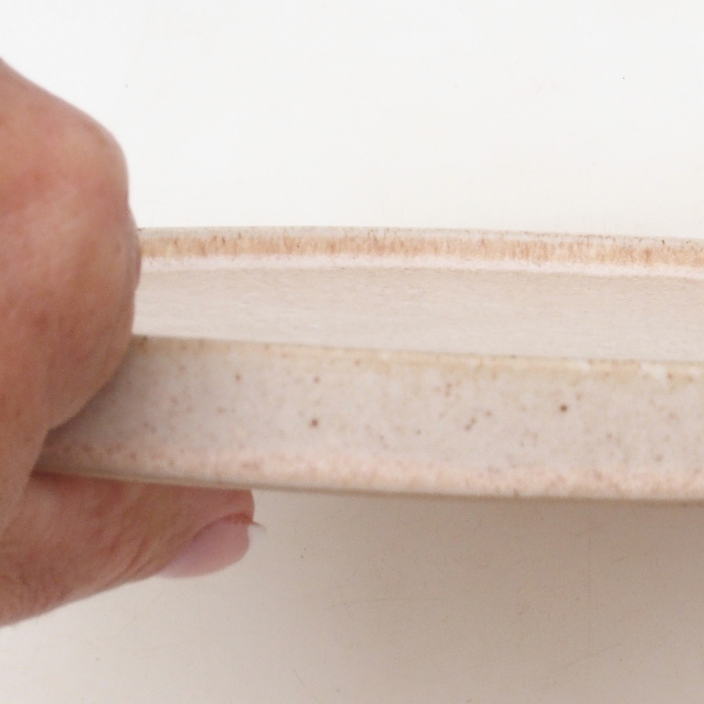 Ronde Bonsai Console D7-M - 24,5 x 24,5 x 1 cm - beige