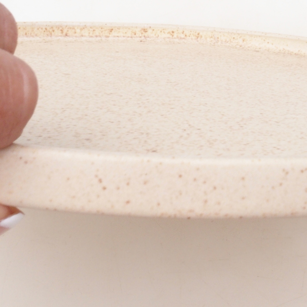 Ronde Bonsai Console D7-L - 28 x 28 x 1,5 cm - beige