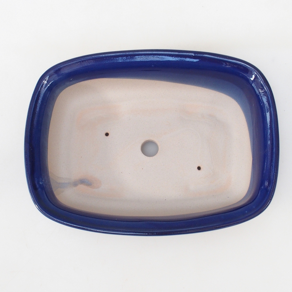 Bonsaischaal H08 - 25 x 19,5 x 6 cm - blauw